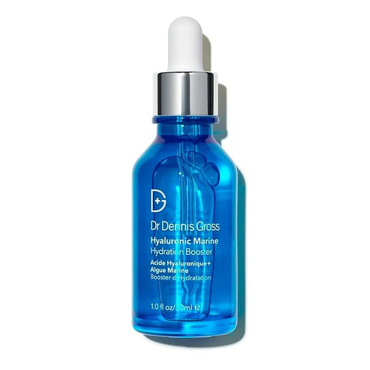 Dr Dennis Gross Hyaluronic Marine™ Hydration Booster: for Dehydrated, Rough Texture, Dry Fine Lines & Wrinkles, 1 fl oz