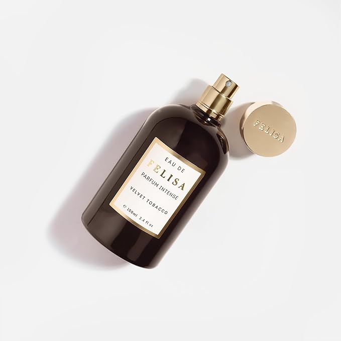 Velvet Tobacco Eau de Parfum Intense (3.4 fl oz) – Long Lasting Vegan Oriental Woody Perfume, Bold and Sophisticated with Oakwood, Cognac, Rum, Tobacco and Cocoa