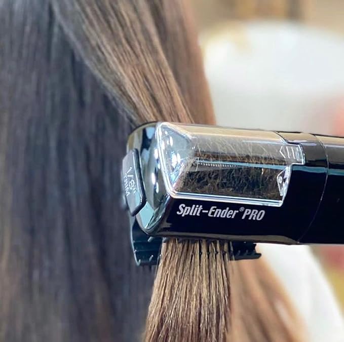 Split Ender PRO - Professional Hair Trimmer with Charging Station, Automatic Split End Remover for Frizzy, Dry, Damaged, Colored, Broken, Curly, Straight or Bleached Hair Types, Hair Styling Tool