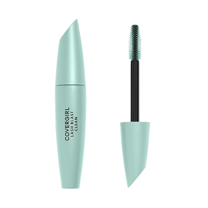 Covergirl Lash Blast Clean Mascara, Very Black & Perfect Point Plus Eyeliner Pencil, Black Onyx (Pack of 1)