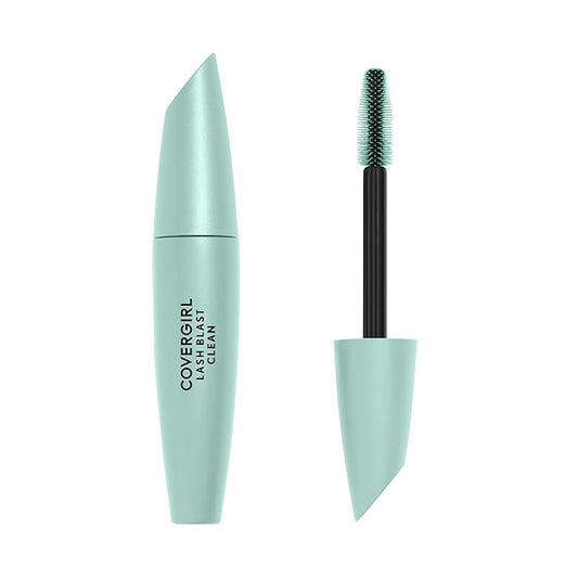 Covergirl Lash Blast Clean Mascara, Very Black & Perfect Point Plus Eyeliner Pencil, Black Onyx (Pack of 1)