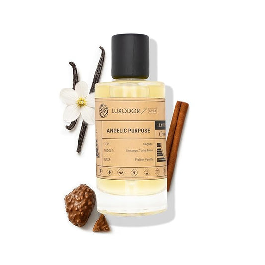Angelic Purpose - Inspired by Angel’s Share - pheromones perfumes for women cologne - dupes fragrances - Clean Paraben Free Vegan - 3.4 fl. oz (100ml) with perfume oil 10 ml roll-on