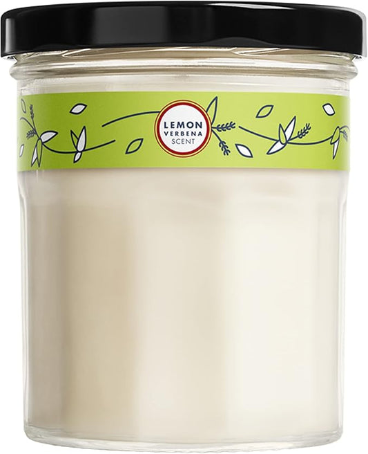 MRS. MEYER'S CLEAN DAY Scented Soy Aromatherapy Candle, 25 Hour Burn Time, Made with Soy Wax and Essential Oils, Lemon Verbena, 4.9 oz