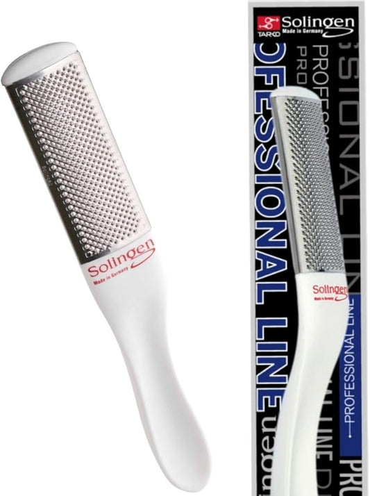 Professional Stainless Steel | Foot File | Foot Rasp | Callus Remover Best Foot Care Pedicure Tool To Remove Hard Skin | Can Be Used on Both Wet and Dry Feet | Made In Germany