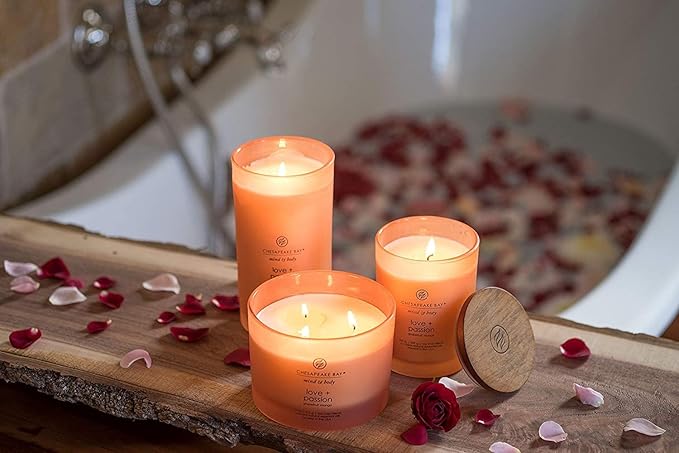 Chesapeake Bay Candle PT31905 Scented Candle, Love + Passion (Grapefruit Mango), Medium, Home Décor