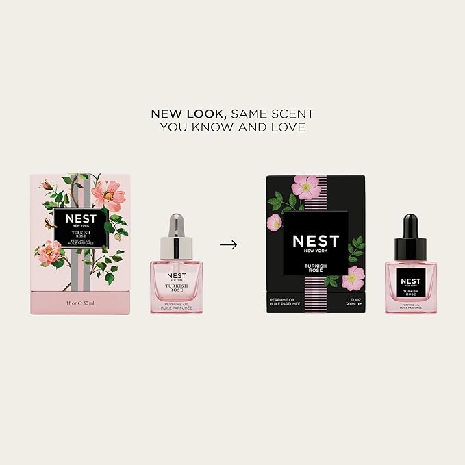 NEST New York Turkish Rose Perfume Oil (Full Size) - 30 mL - Vegan & Cruelty Free