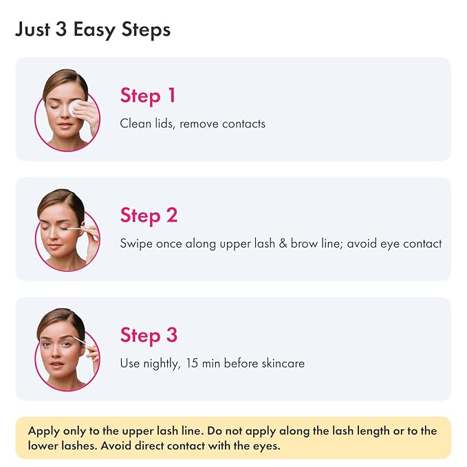 TOPLASH XL Lash and Brow Booster, Growth Serum with Eyelash and Eyebrow Enhancer, Promotes Stronger, Thicker, Healthier Lashes with Botanicals and Peptides - 0,2 Fl Oz(6 ml)