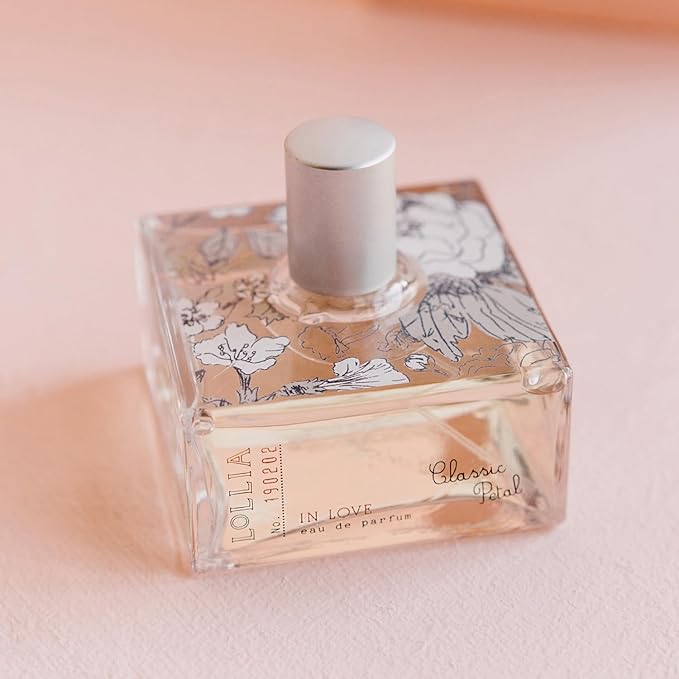 LOLLIA In Love Eau de Parfum, 3.4 fl. oz. - Classic Petal – Beautifully Captivating Perfume, Women’s Perfume, Eau de Parfum Spray for Women, Women’s Fragrance