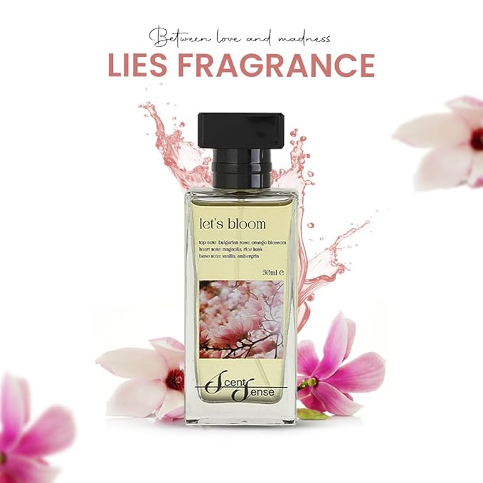 Let's Bloom Perfume Unisex 50ML (1.7 Fl.oz) I Eau De Parfum Inspired by: Creed's Silver Water Type | Long Lasting Perfume for women & men I