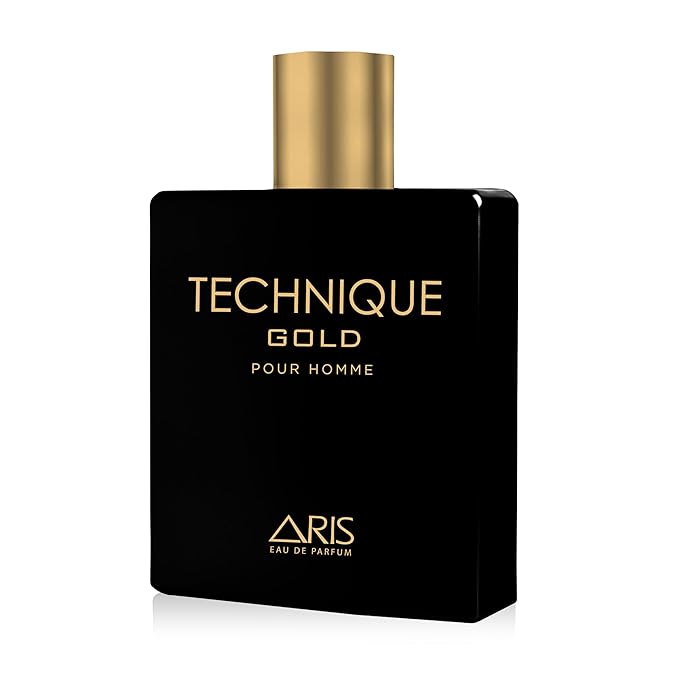 Technique Gold Eau de Parfum – Long-Lasting Fragrance for Men – 100mL Perfume Spray with Bonus 15mL Perfume Sample (Randomly Selected)