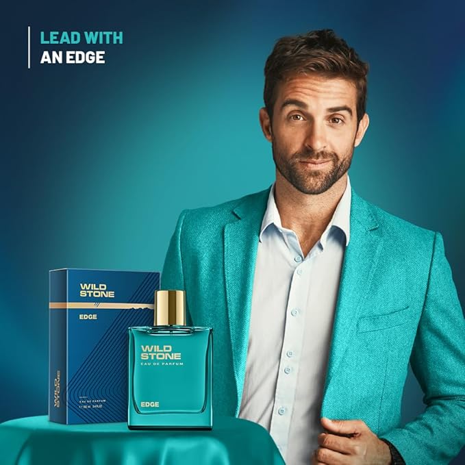 Edge EDP Premium Perfume for Men, 100 Ml | Long-lasting Eau De Parfum | Luxury Fragrances | Fragrance for Modern Lifestyle | Ideal Gift For Him | Premium Scent For Men