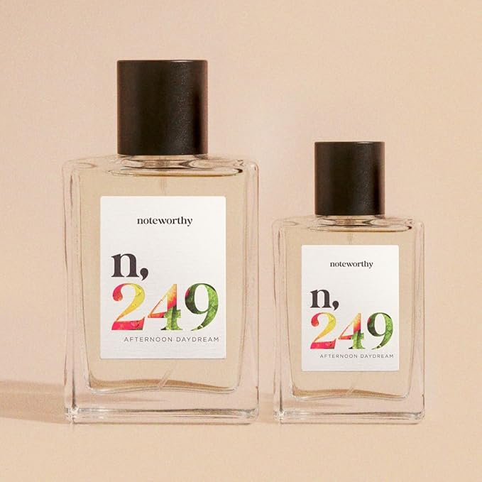 Noteworthy n,249 Afternoon Daydream Eau De Parfum –Bergamot, Ginger Lily, Wood | Sophisticated, Warm Fragrance for Any Occasion | Long-lasting Unisex Perfume for Women & Men (100ml)