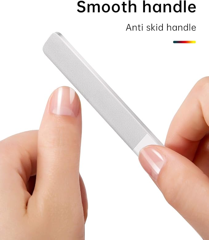 MR.GREEN Glass Nail Shiner ，Upgrade Nano Glass Nail Files &Nail Buffers Polisher Professional Crystal Manicure Tools Kit for Natural Nail