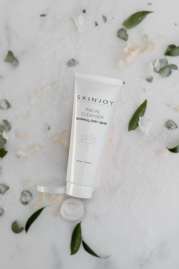 Facial Cleanser for Normal and Dry Skin, Gentle Face Wash, Makeup Remover, Gluten-Free Paraben-Free Sulfate-Free Cleanser Face Wash - 4 fl oz