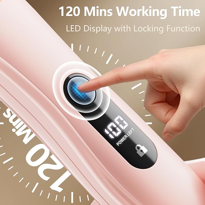 Bikini Trimmer for Women - Painless Waterproof Electric Razor Remover Foil Shaver for Leg, Body, Armpit & Facial Hair, Cordless with Ceramic Blade,USB Charging Dock, Travel Size, Gifts for Her, Pink