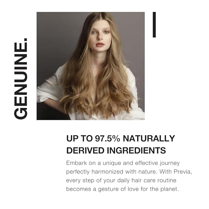 PREVIA Purifying Shampoo for Scalp Health | Purifying & Detoxifying | Nourishing Formula | Vegan & Sulfate-Free | 3.38 oz