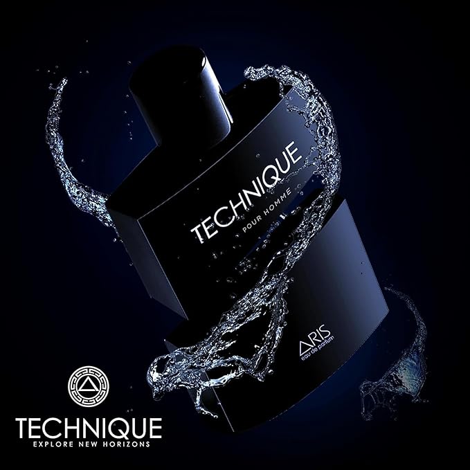 Technique Eau de Parfum – Long-Lasting Sandalwood and Woody Fragrance for Men – 100mL Perfume Spray with Bonus 15mL Perfume Sample (Randomly Selected)