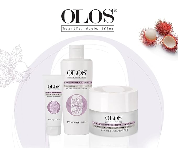 OLOS Youth Enhancing Revitalizing Toner, 8.4 oz – Refreshing, Illuminating Face Toner - Facial Toner to Boost Collagen - Protects From Pollution