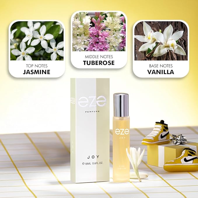 Eze Everyday Glow Up Tri Trio Combo Perfume For Women – 18mL | Luxury Perfume with Long-Lasting Fragrance | Perfect for Work, Events & Special Occasions | Gift for Her | Captivating Scent