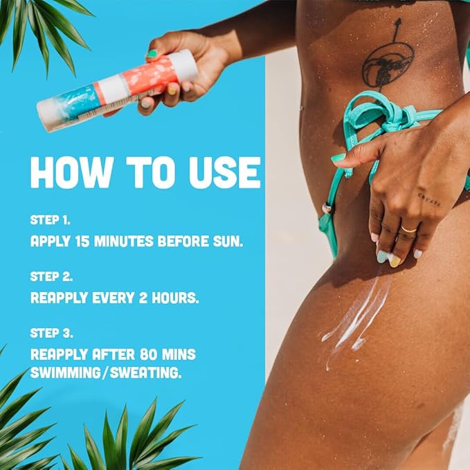 SPF 30 Sunscreen Lotion 8oz - Reef Act Compliant no 67 Octinoxate & Oxybenzone Free - Sun Screen Broad Spectrum UVA/UVB - Sunscreen Waterproof and Non-Greasy