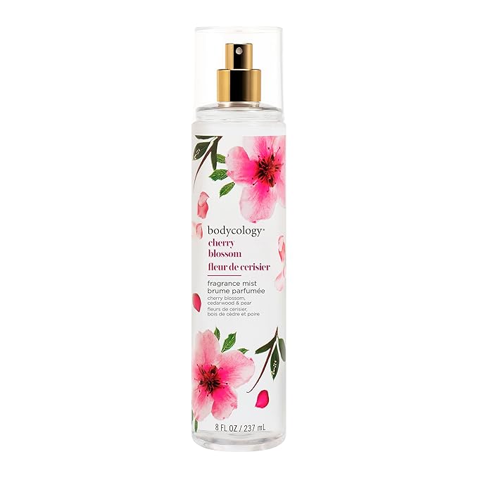 Bodycology Long-Lasting Fragrance Body Mist, Cherry Blossom, 8 fl oz