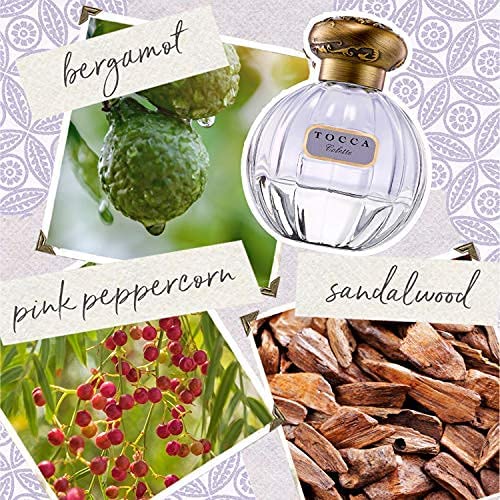 Tocca Colette Women's Perfume, 1.7oz (50 ml) - Warm Floral, Bergamot, Sandalwood, Pink Peppercorn Fragrance