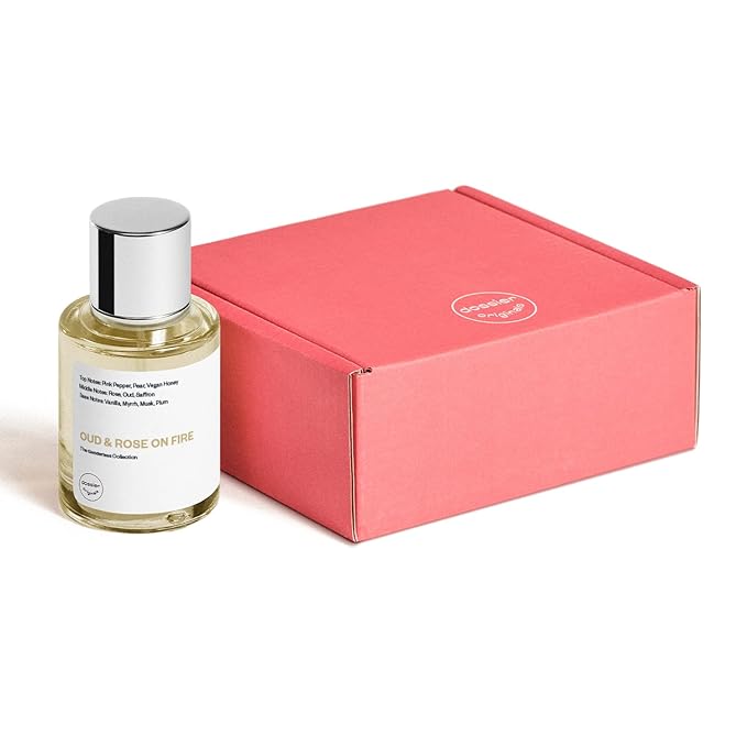 Dossier Original Eau de Parfum - Oud & Rose on Fire - Unisex - 50 ML Long-lasting Perfume Crafted in France