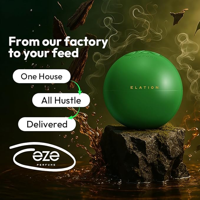 Elation 75ml EDP Premium Long Lasting Fragrance | Luxury Masculine Scent for Men | Vegan, Cruelty Free | Skin Safe | Affordable Perfume for Men | Travel Friendly Perfume