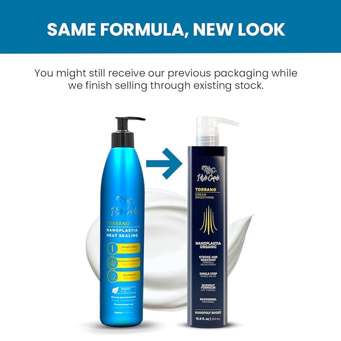 I Belli Capelli Torrano Keratin Hair Treatment Kit - Formaldehyde-Free Straightening with Nanoplastia and B-tox (2 Pack)