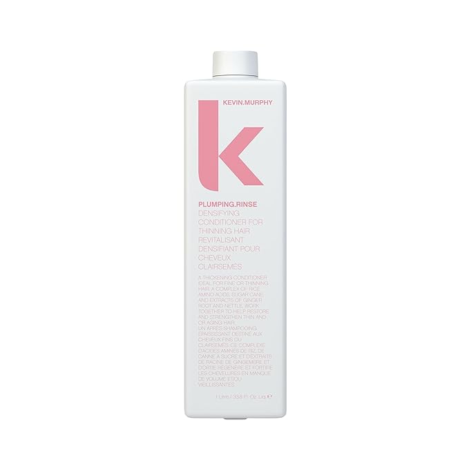 KEVIN.MURPHY PLUMPING.RINSE - Thickening Hair Conditioner - For Fine, Thin & Aging Hair - Hydrating Conditioner - For Shine, Volume & Texture - With Bamboo Extract & Shea Butter - 1 L / 33.8 fl oz