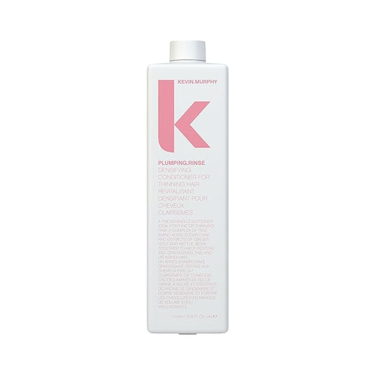KEVIN.MURPHY PLUMPING.RINSE - Thickening Hair Conditioner - For Fine, Thin & Aging Hair - Hydrating Conditioner - For Shine, Volume & Texture - With Bamboo Extract & Shea Butter - 1 L / 33.8 fl oz