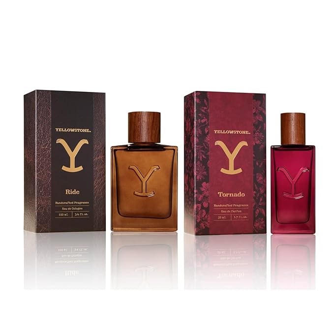 Tru Fragrance Beauty Yellowstone Ride Men's Cologne and Tornado Women's Perfume His-and-Hers Gift Bundle