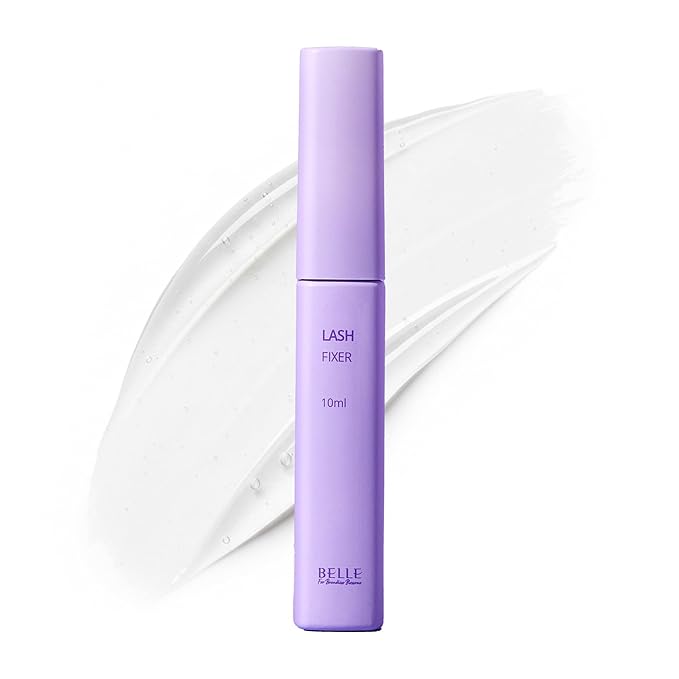 BELLE Lash Fixer – Nourishing Lash Serum & Fixer, Long-Lasting Curl, Smudge-Free, Lightweight Daily Lash Care, Gentle Formula, Cruelty-Free, 10ml / 0.34 fl.oz