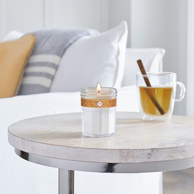 MRS. MEYER'S CLEAN DAY Soy Aromatherapy Candle, 35 Hour Burn Time, Made with Soy Wax and Essential Oils, Limited Edition Apple Cider, 7.2 oz - Pack of 2