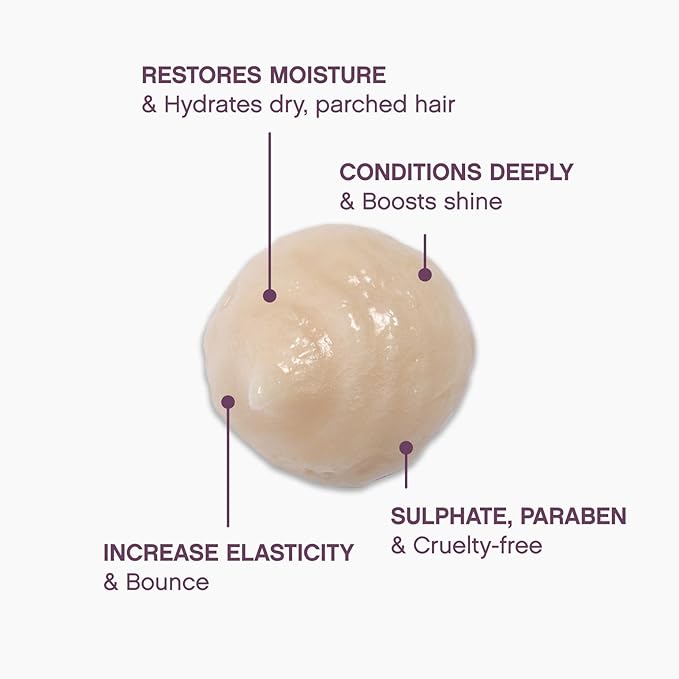 KEVIN.MURPHY HYDRATE-ME.MASQUE - Hair Masque for Damaged Hair - For Normal to Dry Hair - Hair Repair Formula - With Baobab Seed Oil & Rose Hip - Sulphate Free Hair Care - 200 mL / 6.7 fl oz