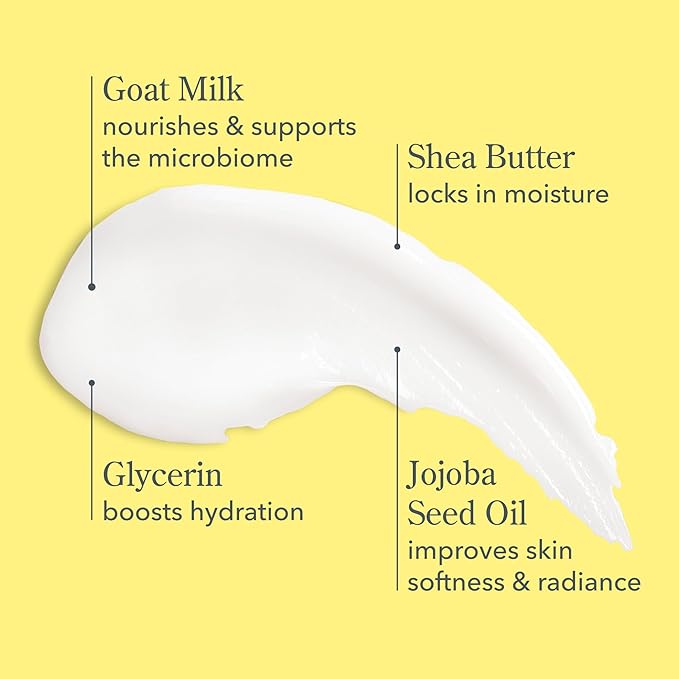 Beekman 1802 Goat Milk Lotion - Hydrates, & Softens Dry Skin, Body and Hand Lotion - With Shea Butter & Jojoba Oil - Lightweight, Non-Greasy, Cruelty-Free