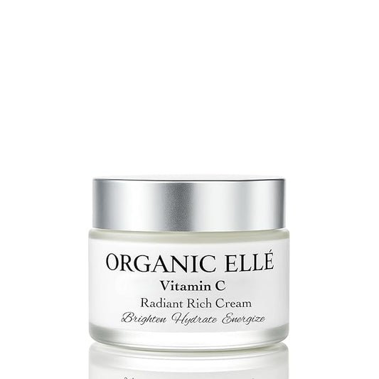 Vitamin C Radiant Rich Cream, Antioxidant Face Moisturizer with Aloe Vera and Botanical Oils