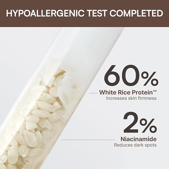 FLASKIN Milky Toner | Rice Enzyme Protein Toner | Skin Barrier Support, Hydration, Glow, Brightening | Oat and Rice Extract, Ceramide, Niacinamide | Dry, Flaky Skin | Korean Skincare | 8.5 fl.oz.