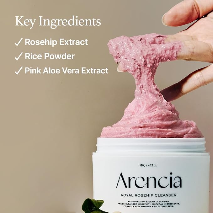 Fresh Rosehip Rice Mochi Cleanser