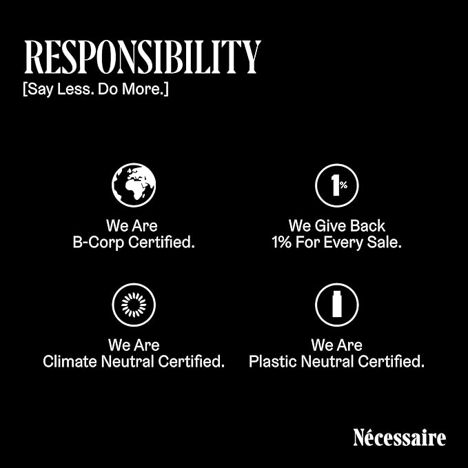 Nécessaire The Body Lotion Fragrance-Free — Unscented Multi-Peptide Body Moisturizer for Women + Men – Non-Comedogenic Lotion for Sensitive Skin – 200 ml/6.8 fl oz