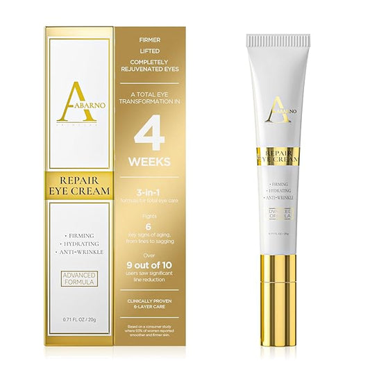 Retinol Eye Cream for Dark Circles and Puffiness – Hydrating Eye Serum for Wrinkles and Fine Lines, Anti-Aging Under eye Cream for Women, 0.71 fl oz