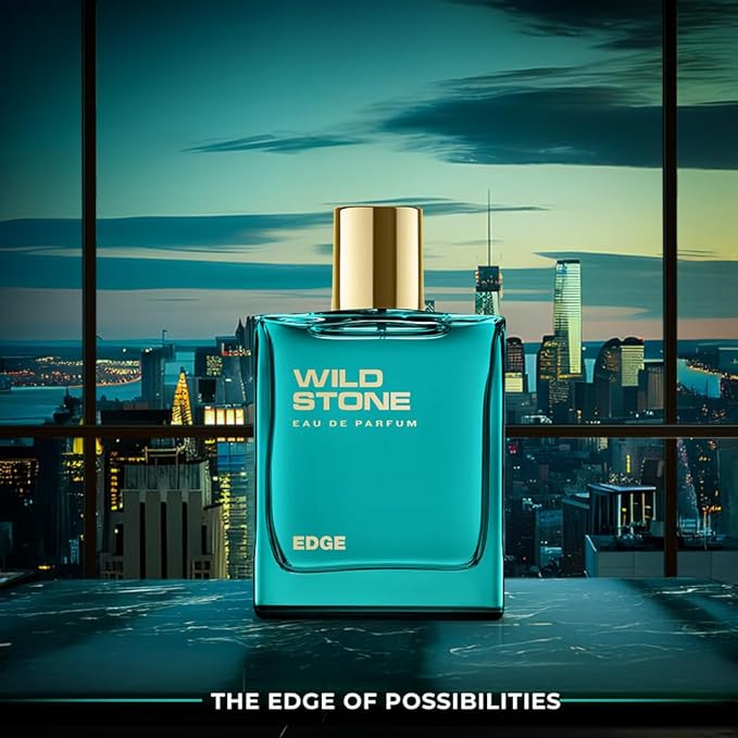 Edge EDP Premium Perfume for Men, 100 Ml | Long-lasting Eau De Parfum | Luxury Fragrances | Fragrance for Modern Lifestyle | Ideal Gift For Him | Premium Scent For Men