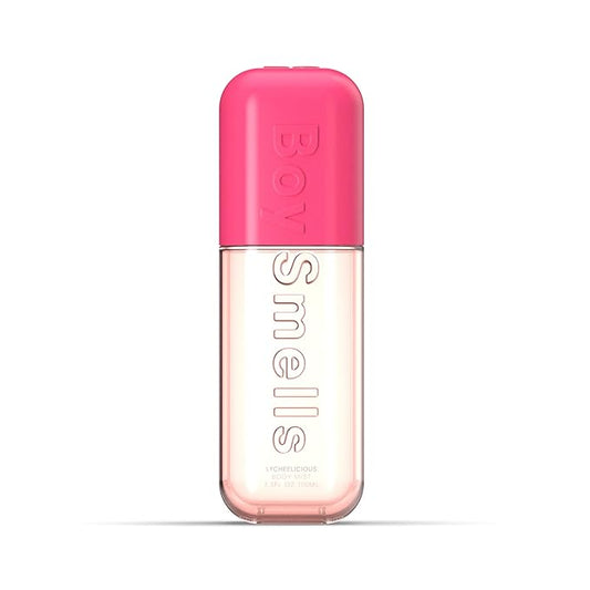 Boy Smells Lycheelicious Travel Mist – Lychee, Peony & Cotton Candy Musk – Sweet Floral Body Mist for Women – Travel Size Perfume – 3oz