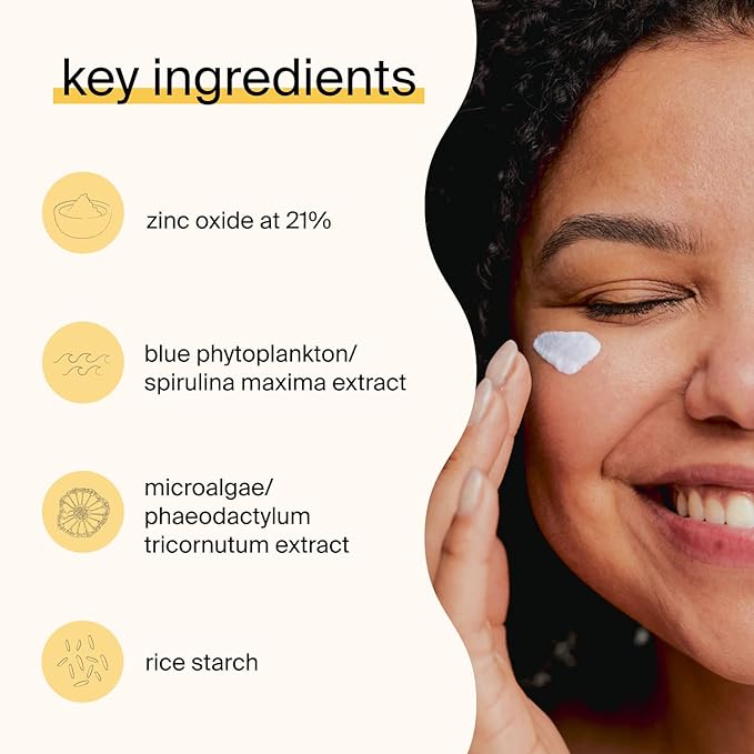 Cocokind Daily SPF, Mineral Face Sunscreen with Zinc Oxide, SPF 32, Reef Safe, Unscented, All Skin Types, Non-Toxic, Cruelty Free, 1.7 fl oz