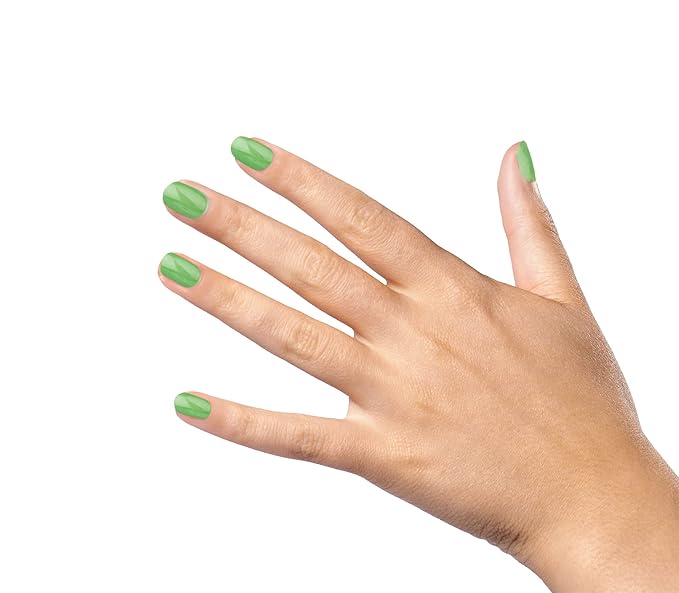 duri Nail Polish, 800 Giggling Away, Green with Yellow Undertones, Full Coverage, Glossy Finish, Quick Drying, Lasting, 0.45 Fl Oz