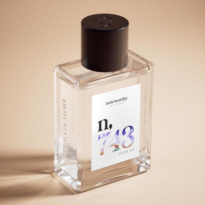 Noteworthy n,743 Shine On Eau De Parfum – Tuberose, Magnolia, Jasmine | Sophisticated, Warm Fragrance for Any Occasion | Long-lasting Unisex Perfume for Women & Men (100ml)