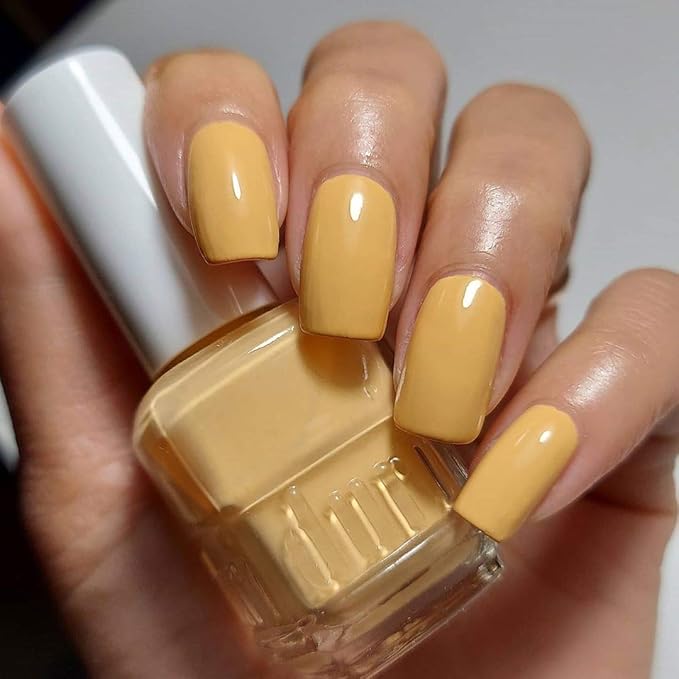 duri Nail Polish, 780 Sting Like a Bee, Creamy Yellow, Full Coverage, Glossy Finish, 0.45 Fl Oz