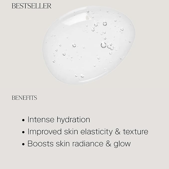 EXO SKIN SIMPLE - EXO H-SERUM™ Exoceuticals Hyaluronic Acid Treatment - Luxury Beauty Serum for Hydration - Premium Exosomes Skincare - Hydrating & Moisturizing with Aloe Vera - 30ml, 1fl.oz.