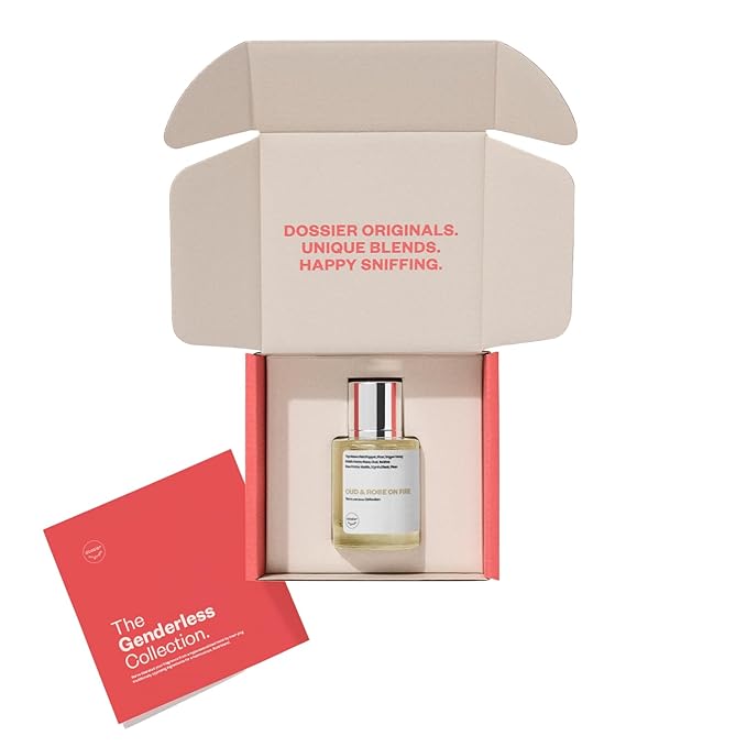 Dossier Original Eau de Parfum - Oud & Rose on Fire - Unisex - 50 ML Long-lasting Perfume Crafted in France