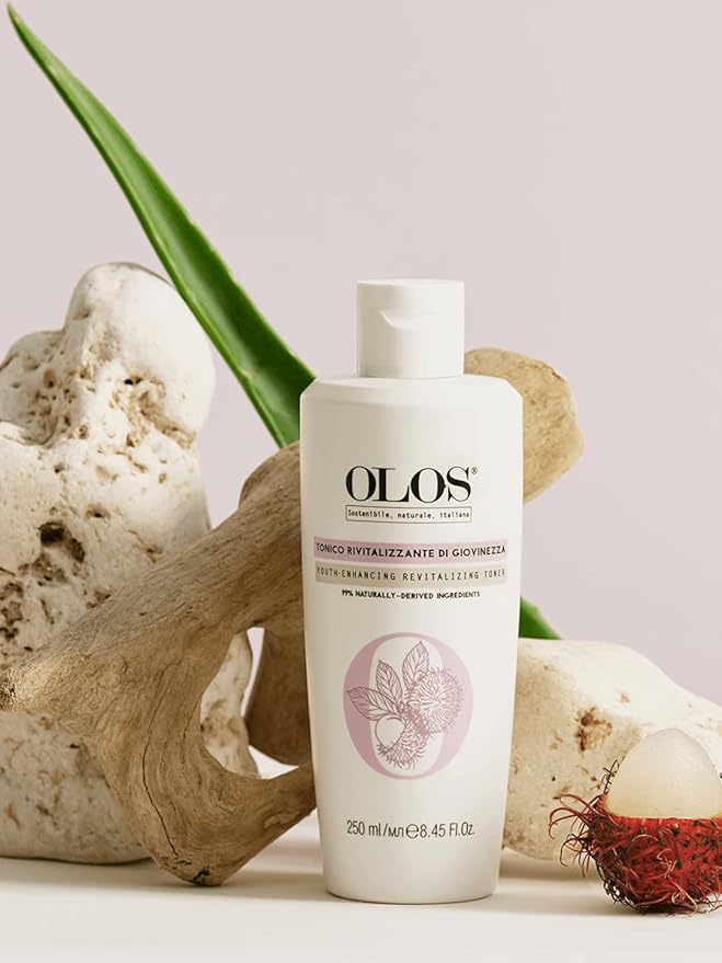 OLOS Youth Enhancing Revitalizing Toner, 8.4 oz – Refreshing, Illuminating Face Toner - Facial Toner to Boost Collagen - Protects From Pollution